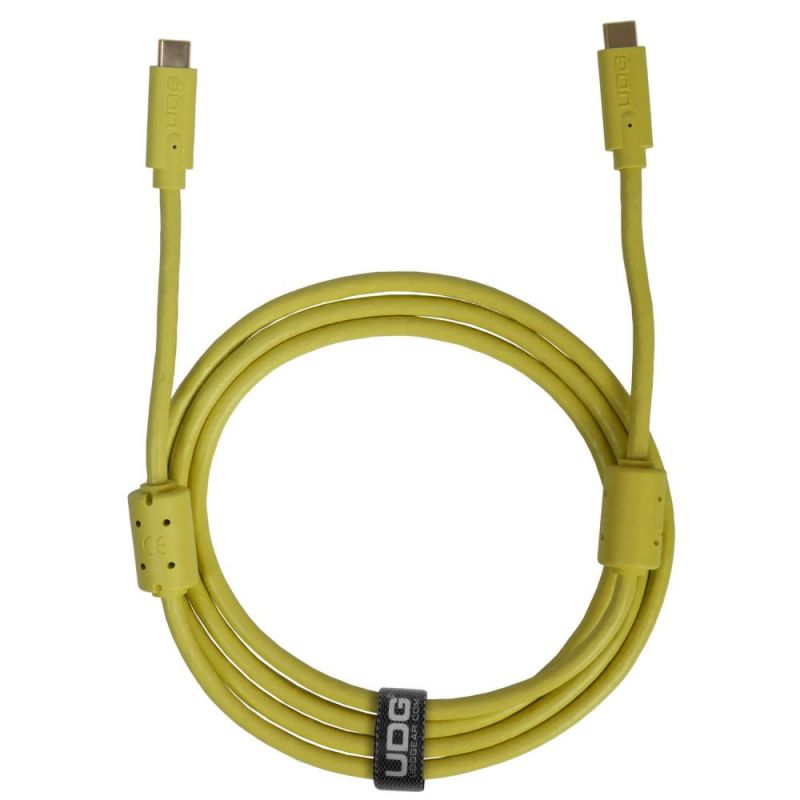 Аудиокабель UDG Ultimate Cable USB 3.2 C-C Yellow Straight 1,5
